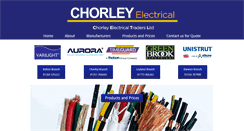 Desktop Screenshot of chorleyelectrical.com